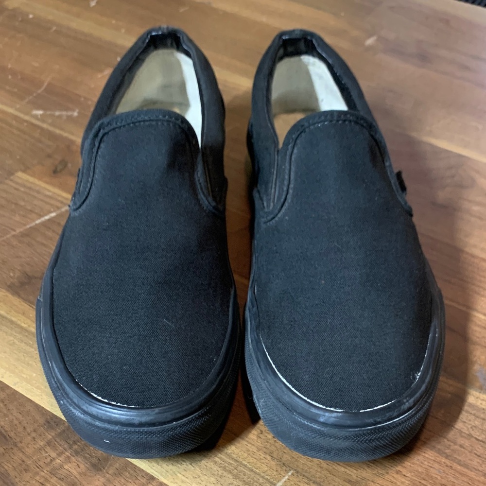 Vans Black Slip-On Loafers for Men